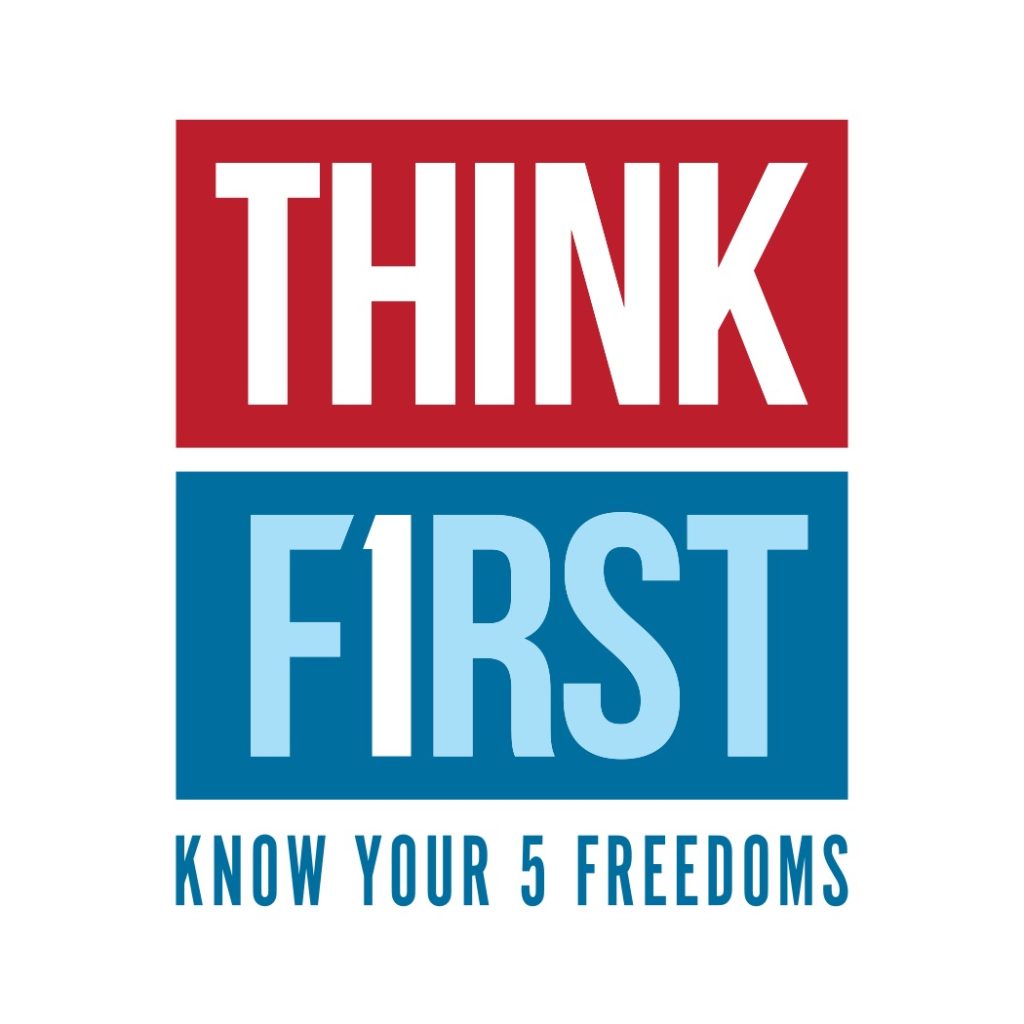 Think First Amendment Logo