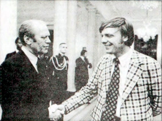 Fred Berner of Antigo with President Gerald Ford